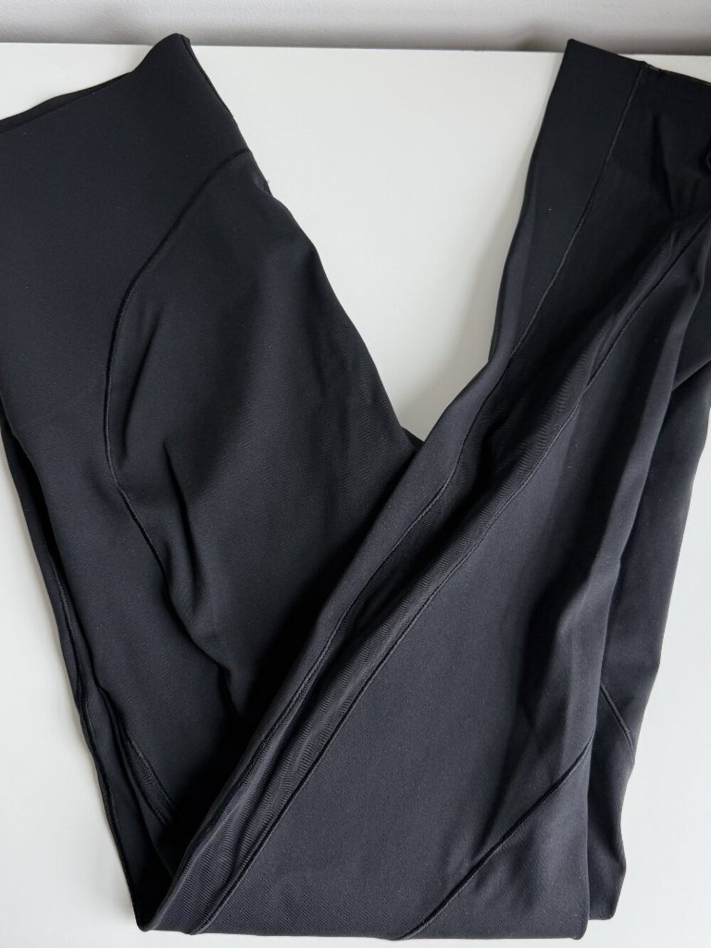 NWOT Spanx High Waisted Seamed Leggings Black